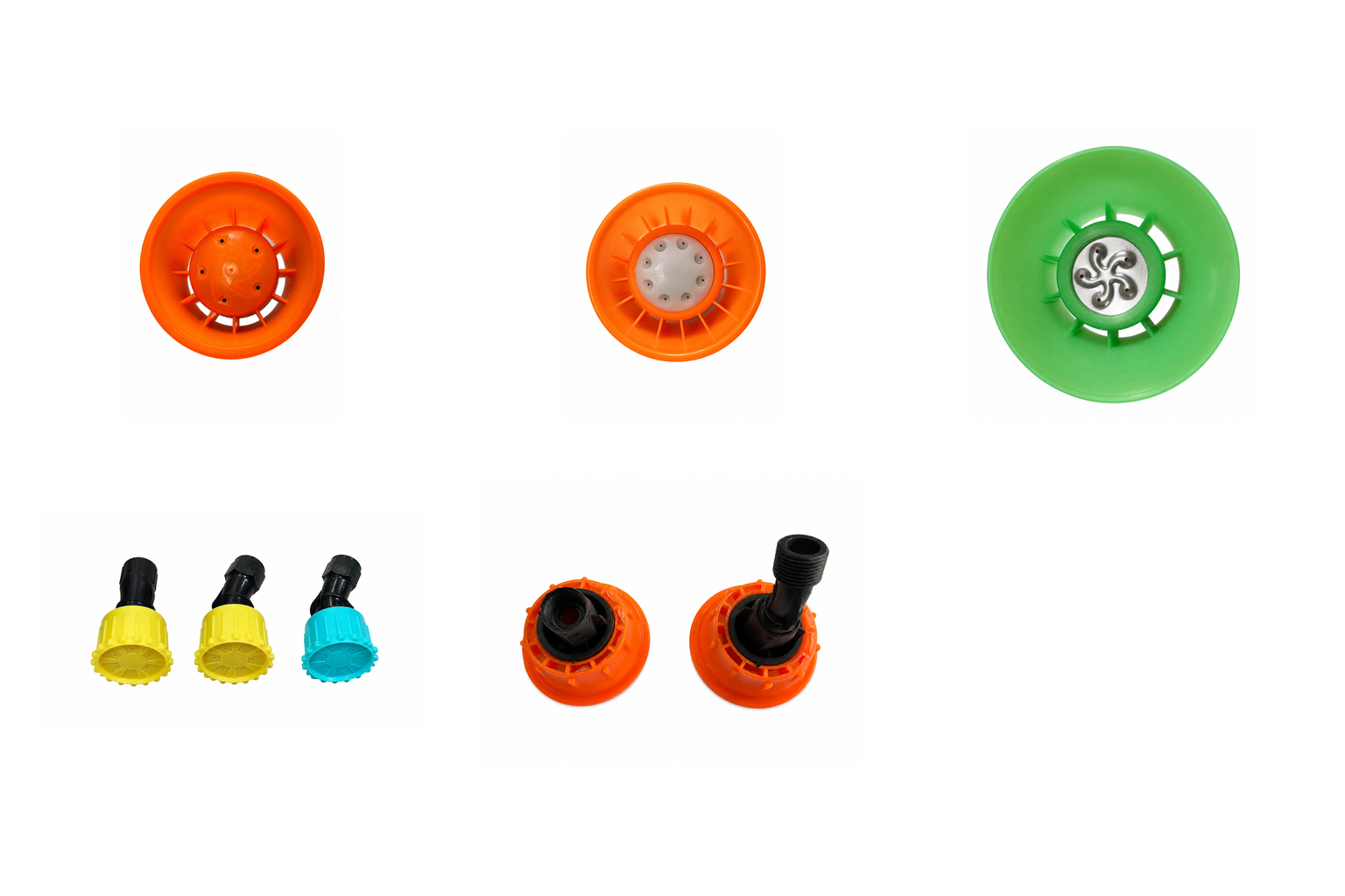 Agricultural sprayer nozzle accessories